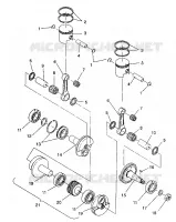 KOLBEN   KURBELWELLE 440 / 0930760 AND 440 SKS / 0930560 (4922932293031A)