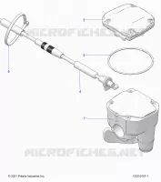LENKUNG, CONTROLS, THROTTLE ASM. AND CABLE