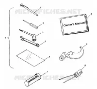 TOOL KIT SPORTSMAN 500 W98CH50A AND W98CH50AB (4945714571E004)