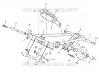 FRONT Drehmomentarm (SKS) 700 SKS 0970566 and EUROPEAN 700 SKS E970566 (4938573857B013)