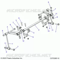 SUSPENSION, FRONT STABILISATORSTANGE