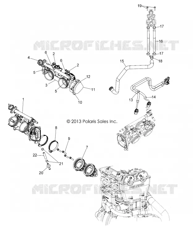 DROSSELKLAPPENGEHÄUSE and INJECTOR
