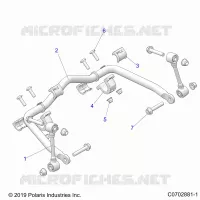 SUSPENSION, FRONT STABILISATORSTANGE