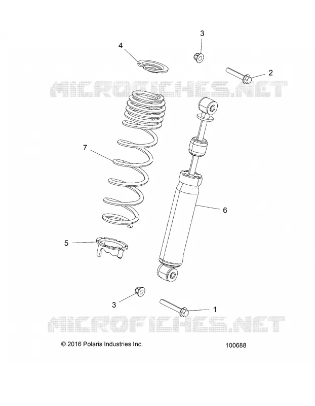 FRONT SUSPENSION SHOCK MOUNTING