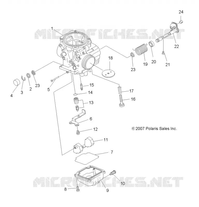 MOTOR, VERGASER, LOWER