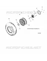 WHEELS, FRONT TIRE AND BRAKE DISC