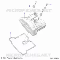 ENGINE, VENTILDECKEL