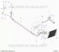 KLIMAANLAGE CONDENSER AND HOSE ROUTINGS