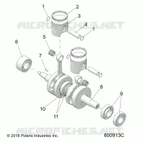 ENGINE, PISTON AND KURBELWELLE