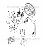 MAGNETO ASSEMBLY 350 4X4 / W928139 (4922832283043A)