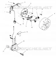 MAGNETO ASSEMBLY  440 XCR SP X951660 (4932833283D002)