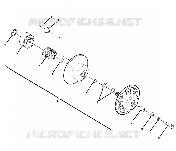 ANGETRIEBENE KUPPLUNGS ASSEMBLY (4916331633024A)