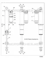SUSPENSION, FRONT SHOCK INTERNALS