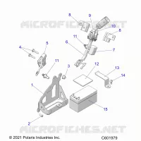 ELEKTRIC, BATTERY, MANUAL START POWER UP COMPONENTS
