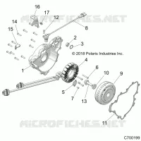 ENGINE, STATOR AND SCHWUNGRAD