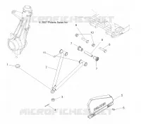 SUSPENSION, A-ARM and STREBE MOUNTING