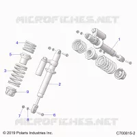 SUSPENSION, FRONT SHOCK MOUNTING