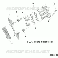 BRAKES, HINTERSATTELS