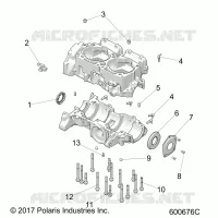 ENGINE, CRANKCASE
