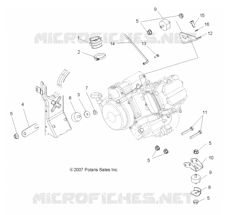 MOTOR, MOUNTING