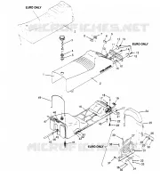 SITZ   GASBEHÄLTER ASSEMBLY Storm 0950782, Storm SKS 0950582,  Euro Storm E9 (4929012901A008)