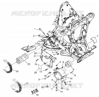 GETRIEBE VORNE SCRAMBLER 400L W97BC38C (4939893989B001)
