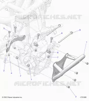 CHASSIS, FRONT GEARCASE AND BUMPER VORNE