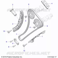 CAM CHAIN AND SPROCKET