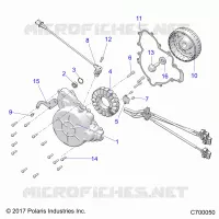 ENGINE, STATOR AND FLYRAD