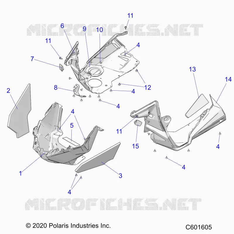 NOSEPAN ASM./FENDERS