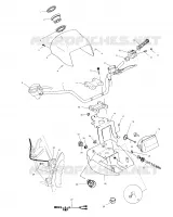 LENKER   SCHEINWERFER POD