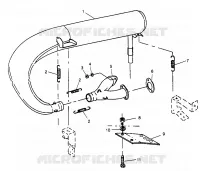 ABGASSYSTEM 500 EFI SKS 0962574, 500 EFI RMK 0962974, and EUROPEAN 500 E (4931983198C004)