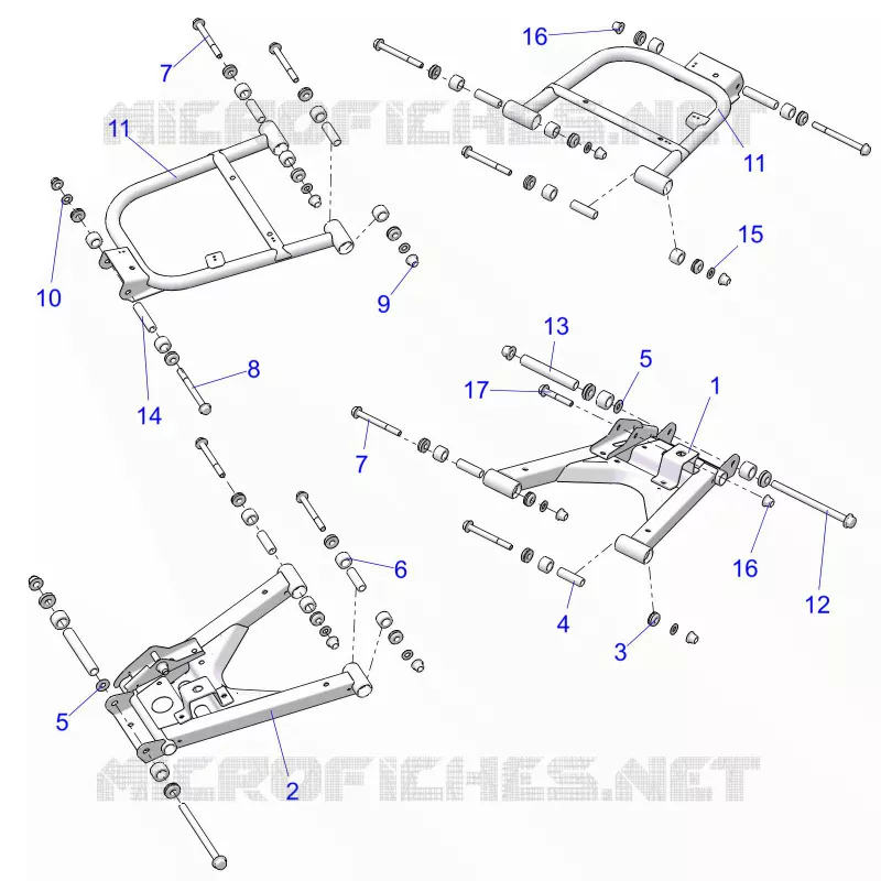 HINTERRADAUFHÃ„NGUNG CONTROL ARMS