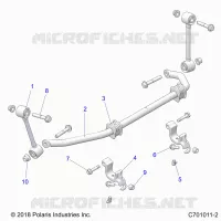 SUSPENSION, FRONT STABILISATORSTANGE- G21GAE99A4 (C701011-2)