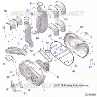 ANTRIEB, CLUTCH COVER AND DUCTING