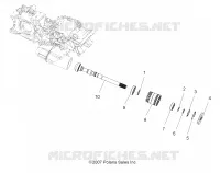ANTRIEB, MAIN GETRIEBEGEHÄUSE OUTPUT SHAFT