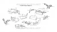 HAUBE, BUMPERS, PANELS, FLOOR AND RACK