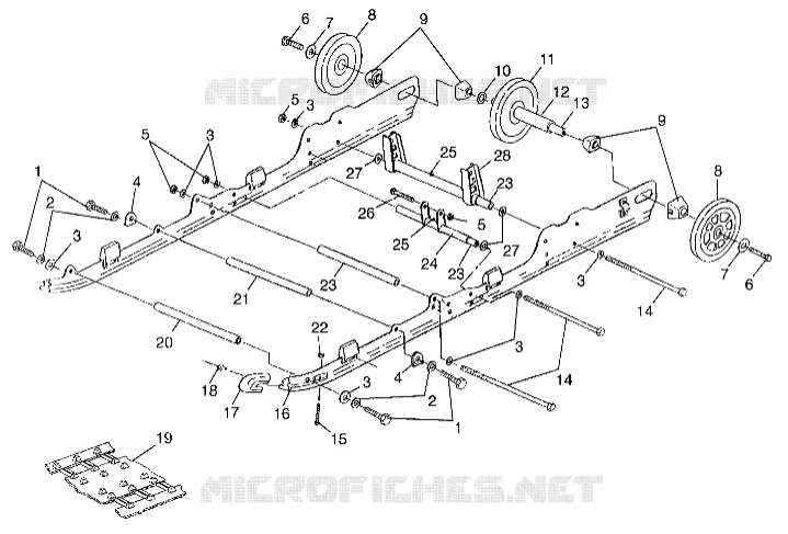 SUSPENSION 500 RMK 0982964 AND EUROPEAN 500 RMK E982964 (4942634263B011)