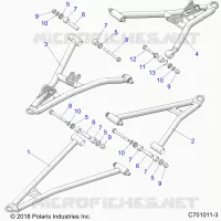 FRONT SUSPENSION CONTROL ARMS