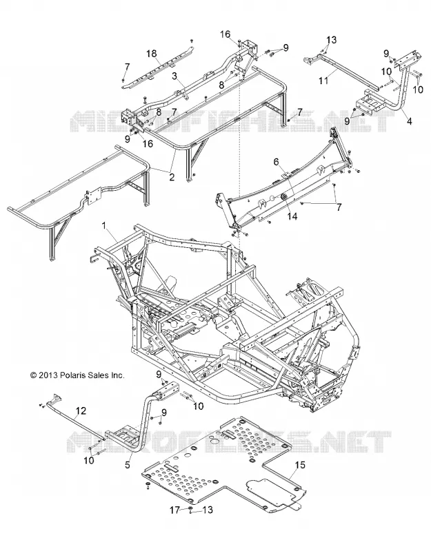 CHASSIS, MAIN FRAME