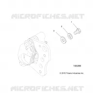 VORDERBREMSE CALIPER MOUNTING