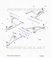 FRONT SUSPENSION CONTROL ARMS