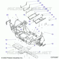 CHASSIS, MAIN FRAME AND SKID PLATES