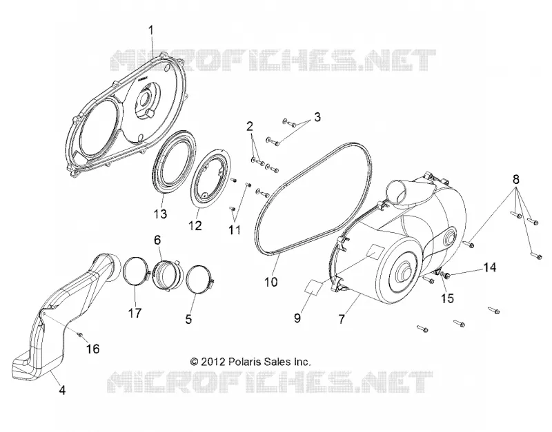 ANTRIEB, CLUTCH COVER