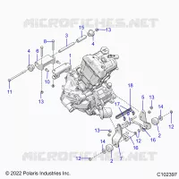 MOTOR, MOUNTING & LONG BLOCK