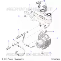 BRAKES, MASTER CYLINDER AND ABS MODULE