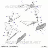 SUSPENSION, A-ARMS