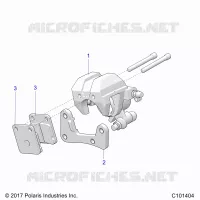 BRAKES, BREMSZANGE VORNE