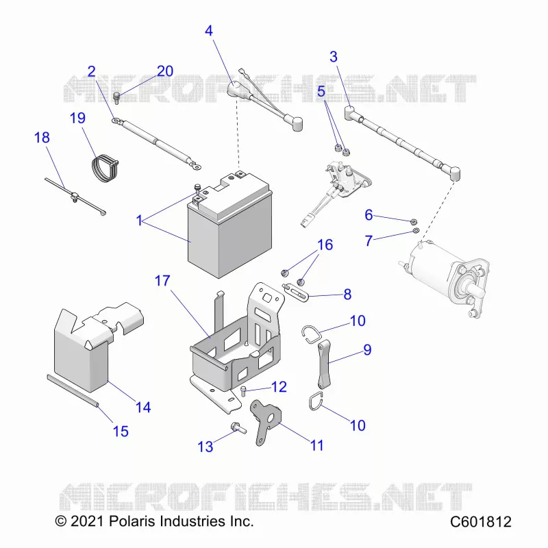 ELEKTRIC, BATTERY BOX  ASM.