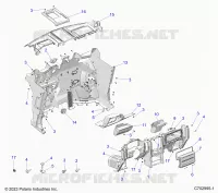 INSTRUMENTENTAFEL AND FRONT CLOSEOFF